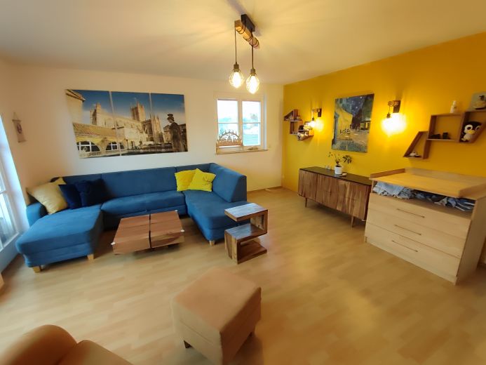 M&ouml;blierte 3-Zimmer Maisonette-Wohnung mit Balkon in Halle (Saale)