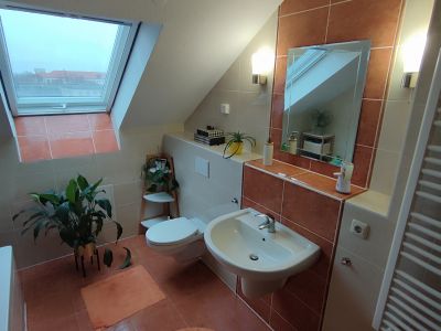 M&ouml;blierte 3-Zimmer Maisonette-Wohnung mit Balkon in Halle (Saale)