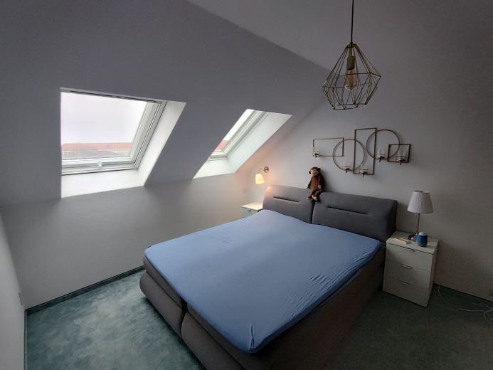 M&ouml;blierte 3-Zimmer Maisonette-Wohnung mit Balkon in Halle (Saale)