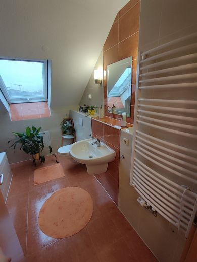 M&ouml;blierte 3-Zimmer Maisonette-Wohnung mit Balkon in Halle (Saale)