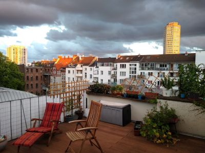 Wohnung m&ouml;bliert mit Dachterrasse