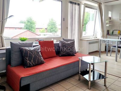 ZeitwohnKontor: H&uuml;bsches Apartment in zentraler, ruhiger Lage in R&uuml;ttenscheid mit gro&szlig;em Balkon, Internet aktiv