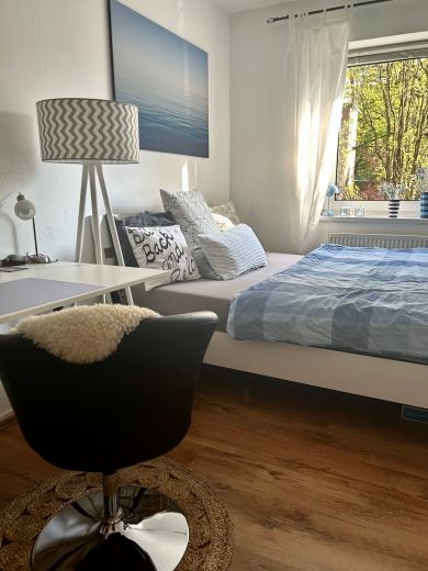 M&ouml;bliertes Zimmer & Wohnungsnutzung auf Zeit  in Hamburg &ndash; ideal f&uuml;r Projektarbeit / Einarbeitung / Interim