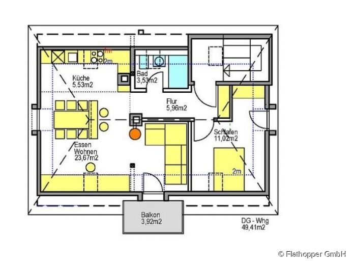 2-Zimmer-Maisonette-Wohnung in M&uuml;nchen - Ramersdorf
