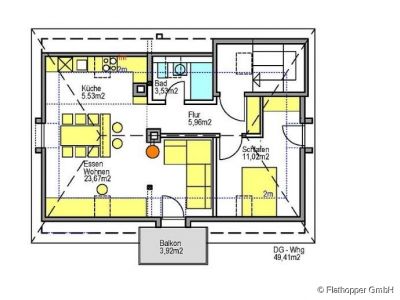 2-Zimmer-Maisonette-Wohnung in M&uuml;nchen - Ramersdorf