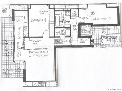 M&ouml;blierte 3-Zimmer-Wohnung mit Balkon in M&uuml;nchen - Pasing
