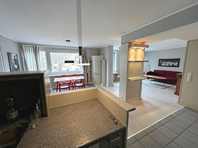 Top-Lage in D&uuml;sseltal: 2,5 Zimmer Wohnung mit Garage im Haus!