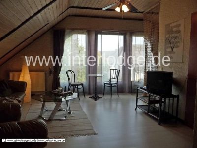 INTERLODGE  F&uuml;r Pendler/Wochenendheimfahrer: Komplett m&ouml;bliertes Dachgescho&szlig;apartment
