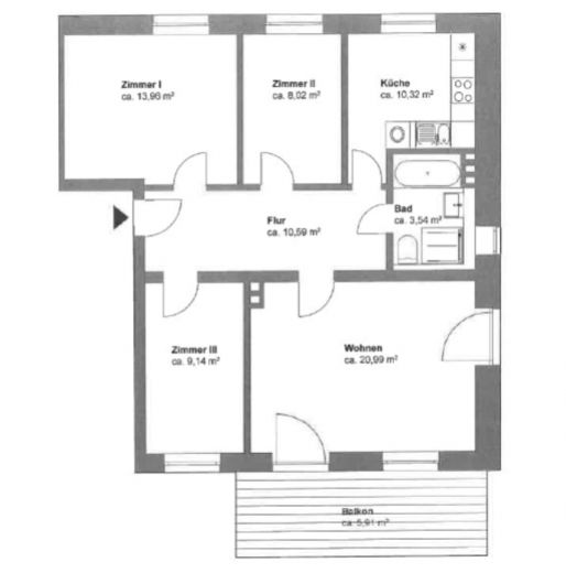 Ihr neues Zuhause in Langenhorn &ndash; M&ouml;bliert & bestens angebunden