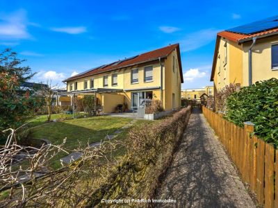 LEBENSRAUM: Reihenendhaus mit Garten in Karlsruhe-Neureut zur Vermietung