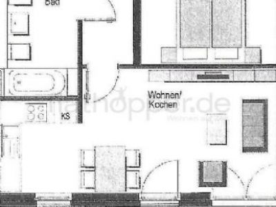 Helle 2-Zimmer-Wohnung in Schwabing mit Balkon