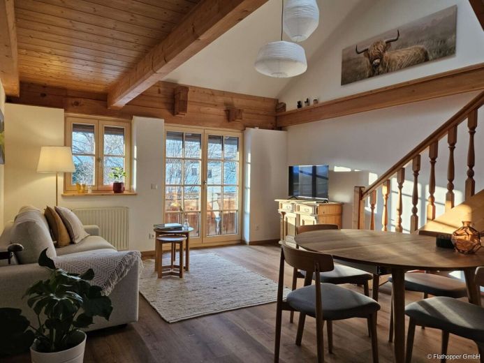 M&ouml;blierte 3-Zimmer-Wohnung mit Balkon in Tuntenhausen