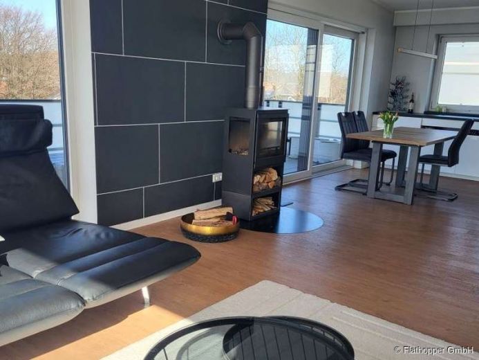 M&ouml;blierte Penthouse-Wohnung mit Dachterrasse in Kolbermoor