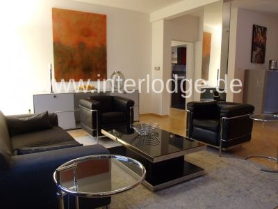 INTERLODGE K&ouml;ln: Schicke, komplett m&ouml;blierte Designerwohnung in Altstadt-S&uuml;d - mit Terrasse
