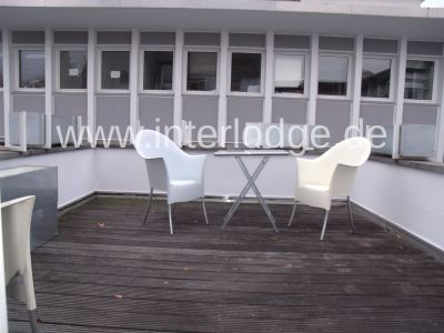 INTERLODGE K&ouml;ln: Schicke, komplett m&ouml;blierte Designerwohnung in Altstadt-S&uuml;d - mit Terrasse