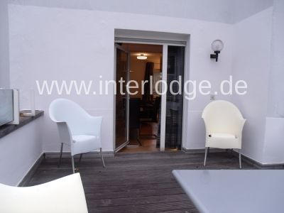 INTERLODGE K&ouml;ln: Schicke, komplett m&ouml;blierte Designerwohnung in Altstadt-S&uuml;d - mit Terrasse