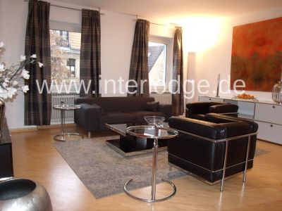 INTERLODGE K&ouml;ln: Schicke, komplett m&ouml;blierte Designerwohnung in Altstadt-S&uuml;d - mit Terrasse