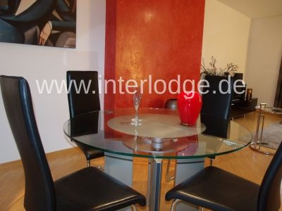 INTERLODGE K&ouml;ln: Schicke, komplett m&ouml;blierte Designerwohnung in Altstadt-S&uuml;d - mit Terrasse