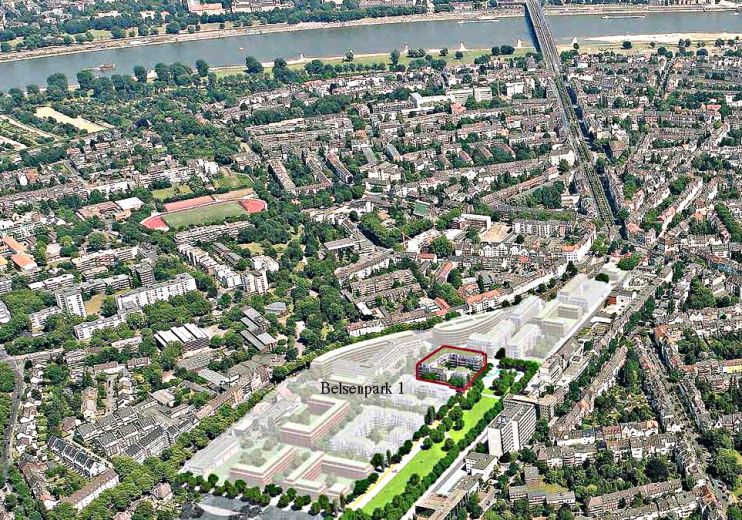 3-Zimmer Terrassen-Wohnung im Belsenpark Oberkassel