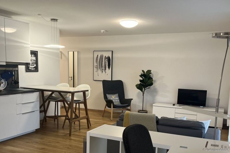 M&ouml;bliertes Business-Apartment mit Balkon in Waging am See