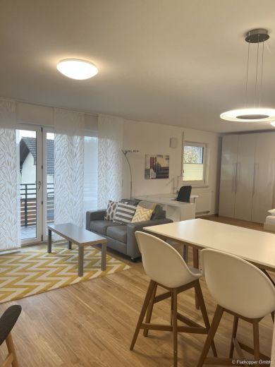 M&ouml;bliertes Business-Apartment mit Balkon in Waging am See