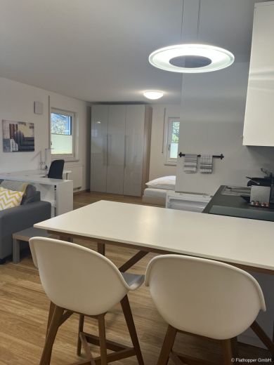 M&ouml;bliertes Business-Apartment mit Balkon in Waging am See