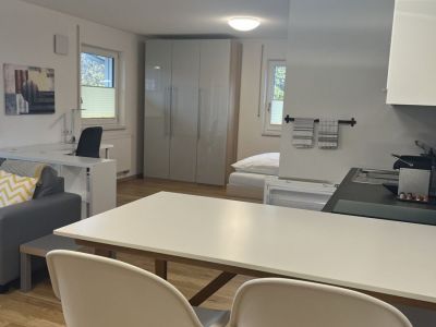 M&ouml;bliertes Business-Apartment mit Balkon in Waging am See