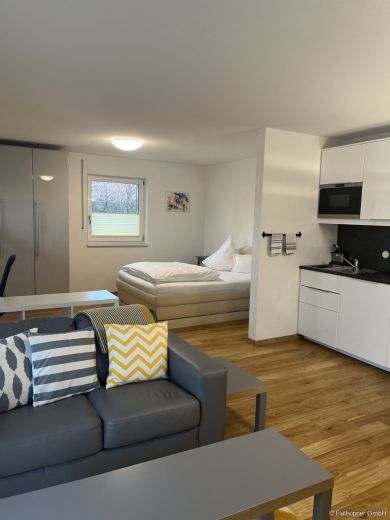 M&ouml;bliertes Business-Apartment mit Balkon in Waging am See