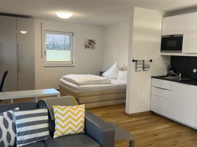 M&ouml;bliertes Business-Apartment mit Balkon in Waging am See