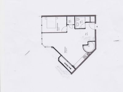 Zentral + ruhig gelegene, perfekt m&ouml;blierte 2-Zi-Wohnung mit Gartenblick