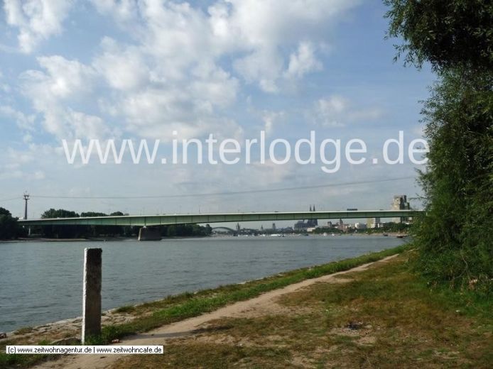 INTERLODGE helles, komplett m&ouml;bliertes Apartment in K&ouml;ln-Riehl mit Rheinblick
