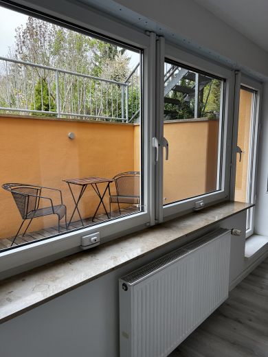 M&ouml;blierte 1-Zimmer-Wohnung mit Terrasse