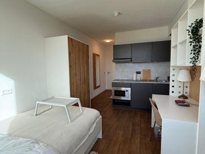 Neue, komplett m&ouml;blierte Wohnungen &ndash; eigene K&uuml;che, eigenes Bad, Fitnessraum und Gemeinschaftsr&auml;ume