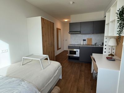 Neue, komplett m&ouml;blierte Wohnungen &ndash; eigene K&uuml;che, eigenes Bad, Fitnessraum und Gemeinschaftsr&auml;ume