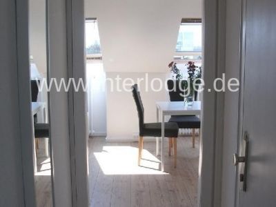 INTERLODGE Solingen: Komplett m&ouml;bliertes und komplett ausgestattetes, schickes Dachgescho&szlig;-Apartment