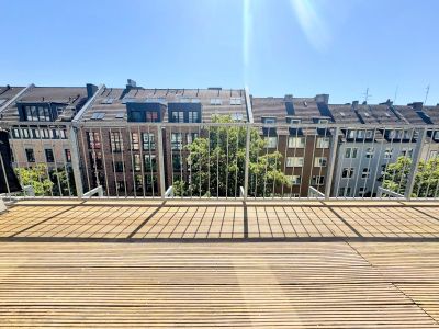F&uuml;rstenwall: 3-Zimmer-Maisonette-Wohnung mit Dachterrasse