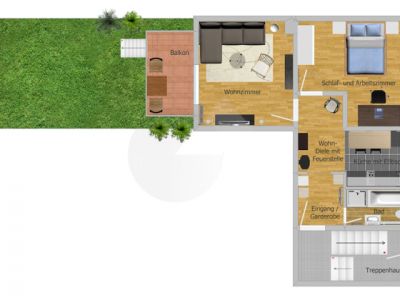 Schick modern, Balkon und WLAN, ruhige Lage, gute Anbindung!