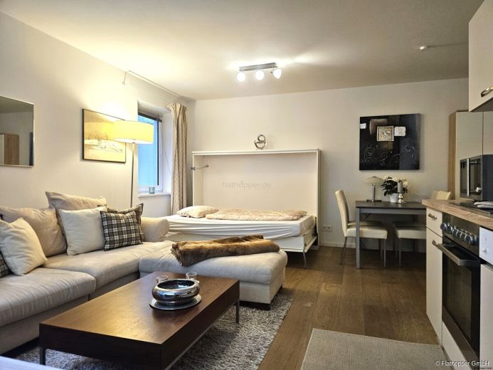 Helles Souterrain-Apartment in einer eleganten Neubauvilla mit Garten in M&uuml;nchen - Sendling