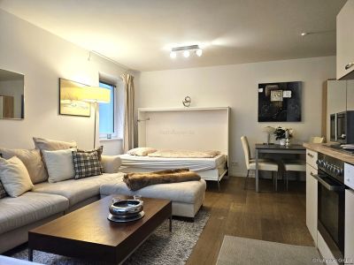 Helles Souterrain-Apartment in einer eleganten Neubauvilla mit Garten in M&uuml;nchen - Sendling