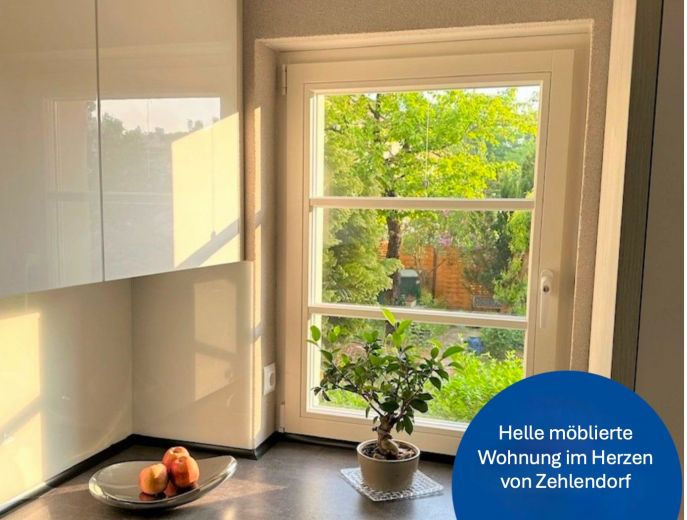 Moderne m&ouml;blierte Wohnung im Herzen von Zehlendorf