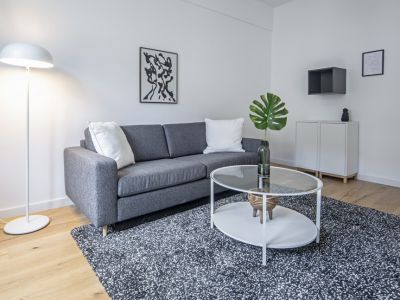 M&ouml;blierte Designer-Wohnung am Volksgarten