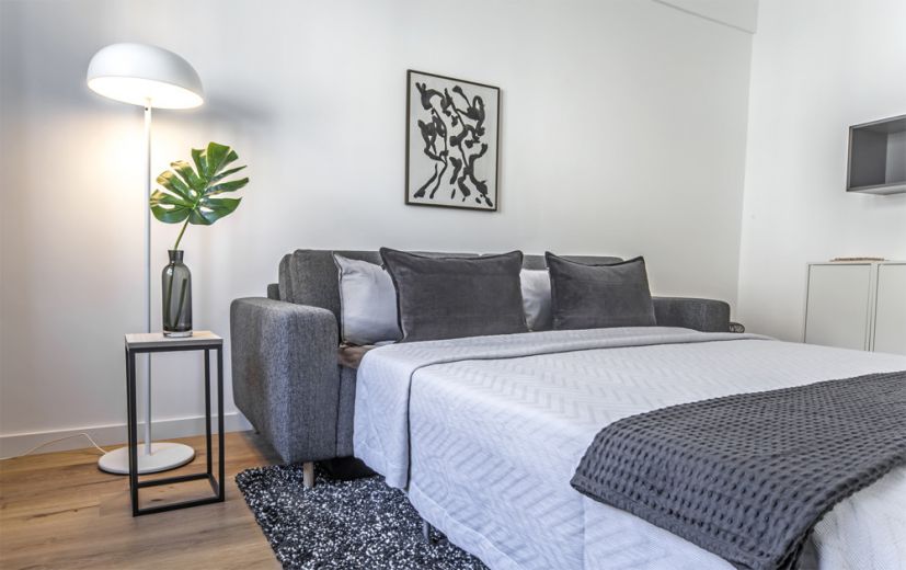M&ouml;blierte Designer-Wohnung am Volksgarten
