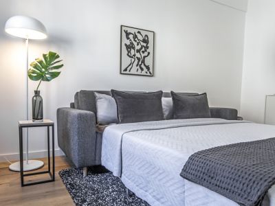 M&ouml;blierte Designer-Wohnung am Volksgarten