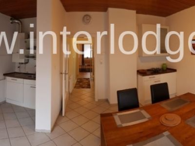 INTERLODGE D&uuml;sseldorf: Modern und komplett ausgestattete 2-Zi-Wohnung