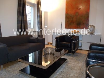INTERLODGE K&ouml;ln: Schicke, komplett m&ouml;blierte Designerwohnung in Altstadt-S&uuml;d - mit Terrasse