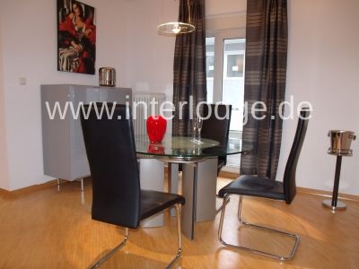 INTERLODGE K&ouml;ln: Schicke, komplett m&ouml;blierte Designerwohnung in Altstadt-S&uuml;d - mit Terrasse