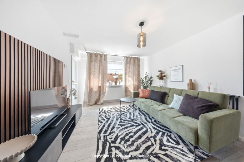 STADTJUWEL: Schicke vollm&ouml;bilierte 2-Zimmerwohnung in der Karlsruhe S&uuml;dstadt mit Balkon