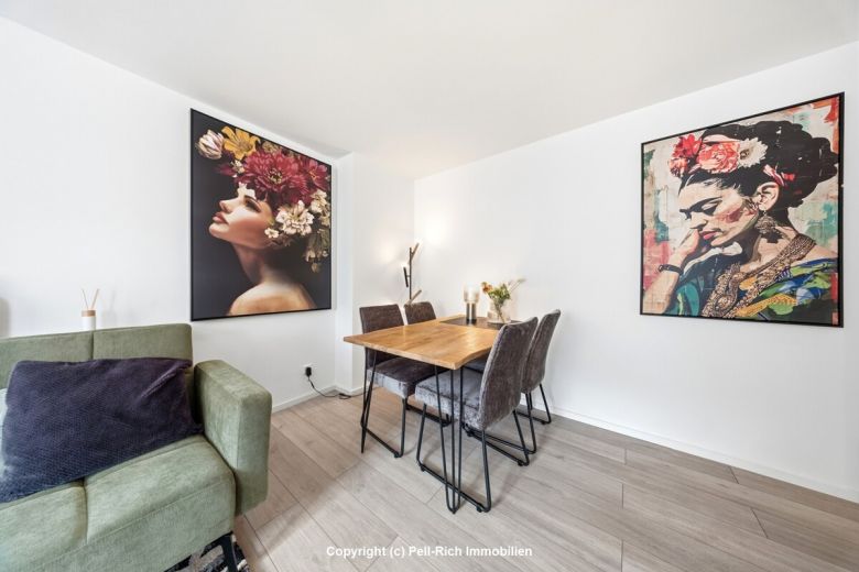 STADTJUWEL: Schicke vollm&ouml;bilierte 2-Zimmerwohnung in der Karlsruhe S&uuml;dstadt mit Balkon