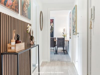 STADTJUWEL: Schicke vollm&ouml;bilierte 2-Zimmerwohnung in der Karlsruhe S&uuml;dstadt mit Balkon