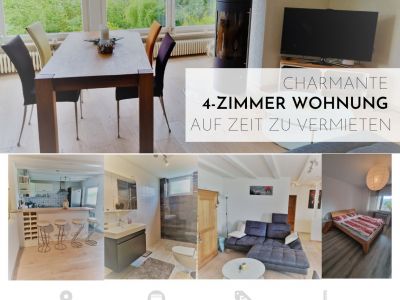 m&ouml;blierte Wohnung zu vermieten, 10 Min. Fu&szlig;weg zur Bahn, einkaufen im Ort.....